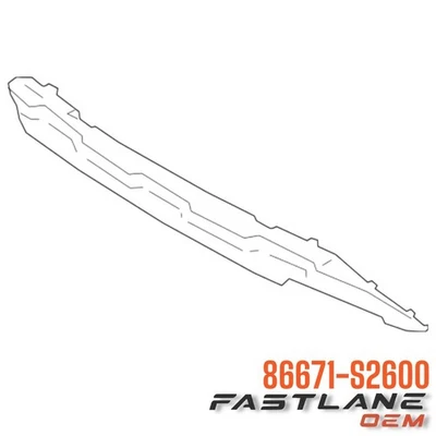 PARAGOLPES TRASERO HYUNDAI SANTA FE 2021-2023 PLACA DESLIZANTE NUEVO OEM 86671-S2600 Foto 1 de 4