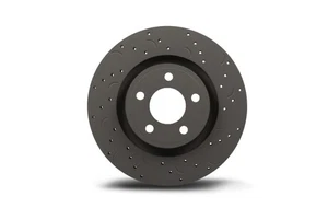 Hawk Performance Cross Drilled and Slotted Brake Rotor Kit with HPS 5.0 Pads for - Picture 1 of 4