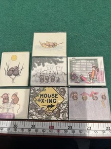 Mouse House Designs Magnete - 7er Set Vintage 1980-2002 EUC  - Bild 1 von 14