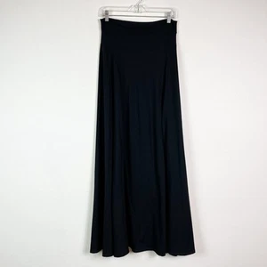 Susana Monaco NWOT Women's Pull-On Stretch Side-Slit Maxi Skirt Black Size XL - Picture 1 of 9