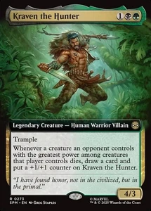 1x - Kraven the Hunter - Extended Art #273 - Marvel's Spider-Man - NM MTG - Bild 1 von 1