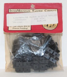 Intermountain 4001 HO Knuckle Couplers w/ boxes Black Package of 25 Pair NOS - Picture 1 of 2