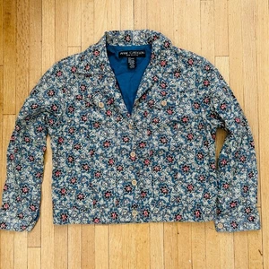  Giacca vintage floreale cottage donna M/P blazer corto boxy Anne Carson  - Foto 1 di 8