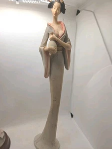 Giuseppe Armani Geisha Japonesa Dama con Jarra 15" - Imagen 1 de 10