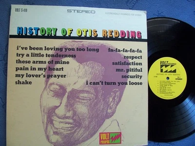 Otis Redding...History Of Otis Redding...Volt Orig LP 1967 - Image 1 of 4
