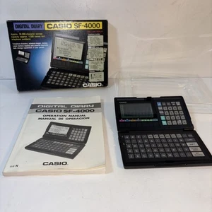 Casio SF-4000 Digital Diary Vintage with Instructions Working, New Batteries - Picture 1 of 12