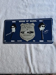 Blues Brothers House Of Blues Orlando 1997 Metall Nummernschild in Blues We Trust - Bild 1 von 5