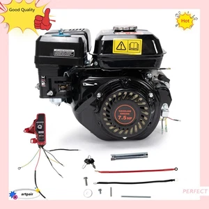 212CC 7,5PS 4-Takt Elektrostart Horizontalmotor Go Kart Gasmotor Motoren - Bild 1 von 17