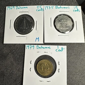 1969, 75,79, $.25, $.10, $.01, 3 Coin Bundle. AU. Great Shape. AU - Picture 1 of 10