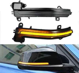 For BMW F20 F21 F30 F31 F32 Dynamic Side Mirror Turn Signal LED Indicator Light - Picture 1 of 14