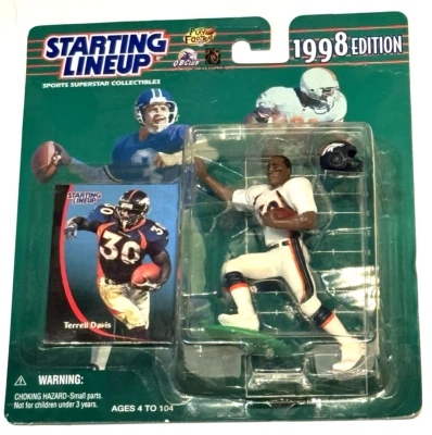 Alineación inicial Terrell Davis Denver Broncos 1998 nuevo Foto 1 de 2