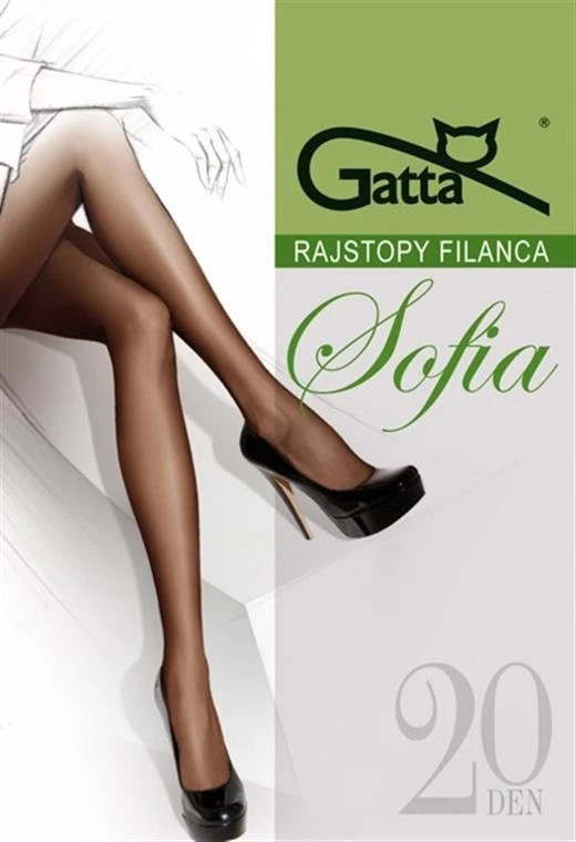 5er Pack: Gatta "Sofia 20" Strumpfhose schwarz / beige Gr. S - M - L - XL - XXL - Bild 1 von 1