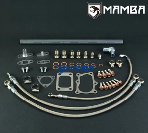 Turbo Oil & Water Line Gasket Kit for Nissan RB30 VL w/ RB20DET RB25DET T3 - Picture 1 of 12