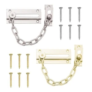 Cerradura de seguridad de cadena de puerta para pestillo protector de perno de alta resistencia captura de seguridad delantera - Imagen 1 de 7
