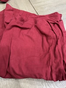 Pottery Barn Megan Dining armchair slipcover red brushed canvas - Picture 1 of 2