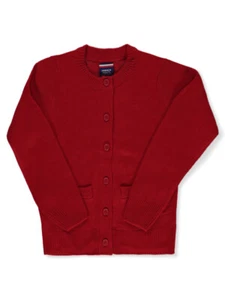 French Toast Girls’ “Crewneck & Welt Pocket” Cardigan (Sizes 4 – 20) Color: - Picture 1 of 13