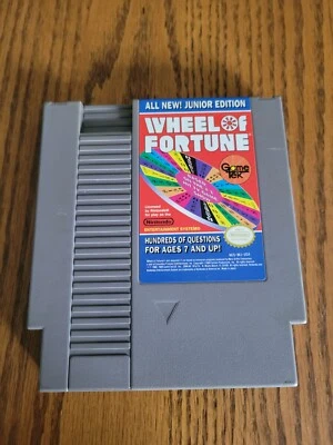 Wheel of Fortune -- Junior Edition (Nintendo Entertainment System, 1989) Tested - Image 1 of 2