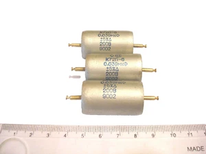 Condensadores de teflón 0,039uF 200V 5% AUDIO K72P-6. Lote de 2 piezas. - Imagen 1 de 1