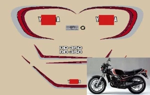 RD 350 LC '82 MOTO NERA SERIE ADESIVI SERIES STICKERS - Picture 1 of 1