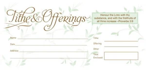 My Tithe Church Offering Envelopes Tithing Envelopes - Pack of 200 - Picture 1 of 1