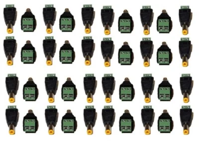 40 pcs DC Male Power Connector for CCTV Security Camera system - Image 1 of 4