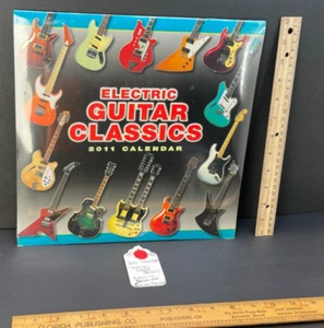 (MC-351) 2011 Electric Guitar Classics Calendar - **NEW - SEALED ** - Foto 1 di 9