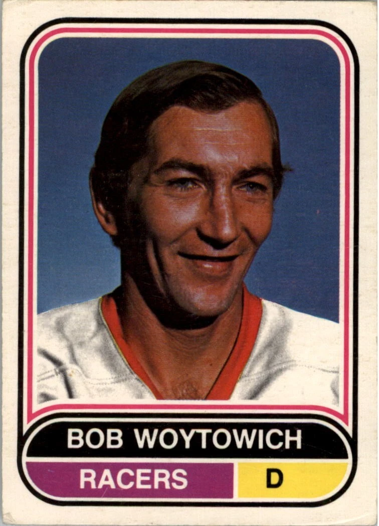 1975-76 O-PEE-CHEE WHA HOCKEY #123 BOB WOYTOWICH INDIANAPOLIS RACERS