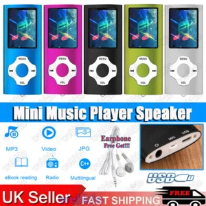 MP3 MP4 Music Players Music Speaker Sport Portable FM Radio Recorder SUPPORT 64G - Picture 1 of 12