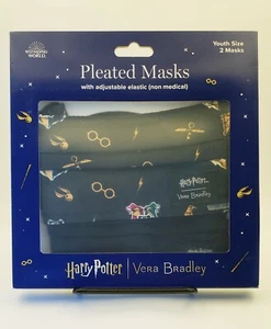 Vera Bradley Harry Potter Face Masks 2 Pack New In Box Youth size - Imagen 1 de 2