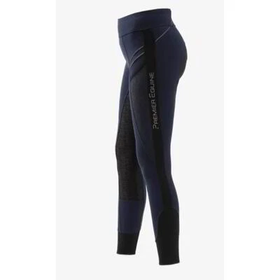 Premier Equine Astrid Kids Gel Anziehungsstrumpfhose in Marineblau