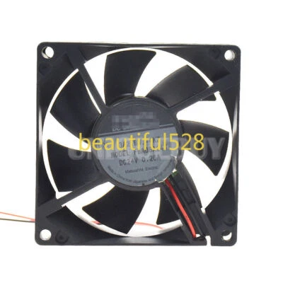 Inverter Cooling Fan FBA08A24H for Panaflo 24V 0.26A Fluid Bearing 80*25mm 2Pin - Image 1 of 4