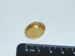 1:12 Scale Small Metal Tray oval - Picture 1 of 1