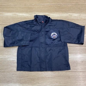 Youth Boys Windbreaker Size 6 Nike Full Zip Lightweight Jacket MLB New York Mets - Picture 1 of 14