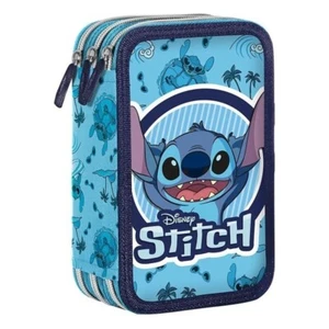 ASTUCCIO SCUOLA 3 ZIP COMPLETO CON COLORI GIOTTO - DISNEY LILO E STITCH - Foto 1 di 2