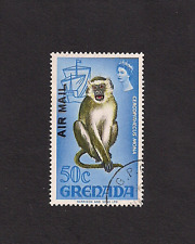 Grenada error double impression SG 510b 180 GBP  as unused rare monkey animal