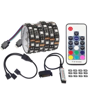 SATA RGB LED Strip Light for pc case Remote Control Computer Case Adhesive tape - Picture 1 of 14