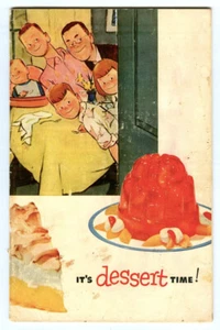 Vintage 1953 JELL-O It's DESSERT TIME Kochbuch JELL-O Werbung Rezeptheft - Bild 1 von 7