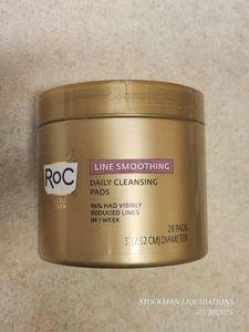 RoC Line Smoothing Daily Cleansing Pads (28 Pads Each) - Picture 1 of 3