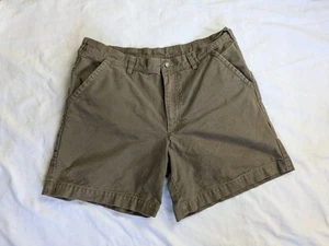 Patagonia 100% Organic Cotton Stand Up Canvas Shorts Men’s 36 Brown - Picture 1 of 8