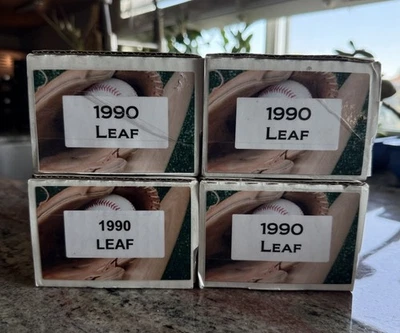 (4) Conjunto completo de beisebol 1990 Leaf - #1-528 - Thomas, Sosa, Walker, Griffy Jr - Imagem 1 de 4