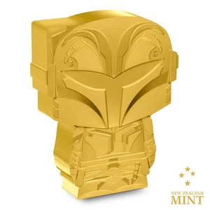 Moneda Chibi Dorada Plata 2023 Niue Star Wars Mandalorian Sabine Wren 1oz - Imagen 1 de 4
