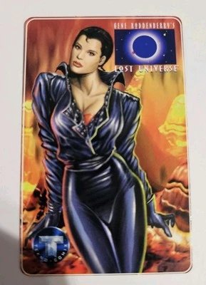 PROMO CARD - GENE RODDENBERRY'S LOST UNIVERSE - TEKNO COMIX - PHONE CARD - 1994 - Image 1 of 2