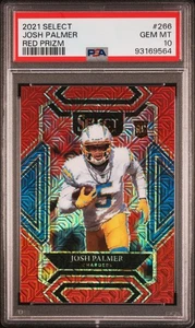 2021 Panini Select #266 Josh Palmer Red Prizm /49 PSA 10 - Picture 1 of 2