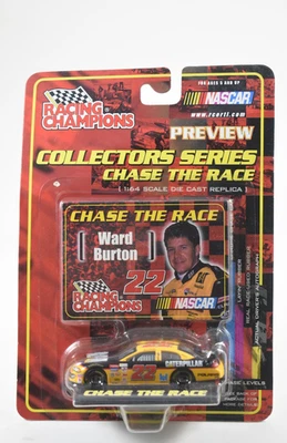 Ward Burton #22 Caterpillar Dodge Intrepid 2001 Racing Champions NASCAR 1/64 Foto 1 de 4