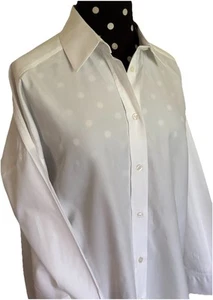 Max Mara Leisure-Oversized White Cotton Poplin Shirt-Size Large (See Desc.) - Picture 1 of 6