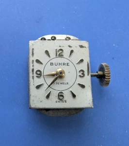VINTAGE LADIES PAUL BUHRE 976 WRISTWATCH MOVEMENT RUNNING - Picture 1 of 2