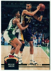 1992-93 Topps Stadium Club #357 Reggie Miller Indiana Pacers - Picture 1 of 2