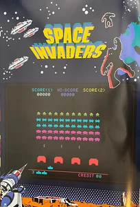 SPACE INVADERS PLAY SCREEN 24x36 POSTER NINTENDO VIDEO GAME ATARI CLASSIC ICONIC - Picture 1 of 1