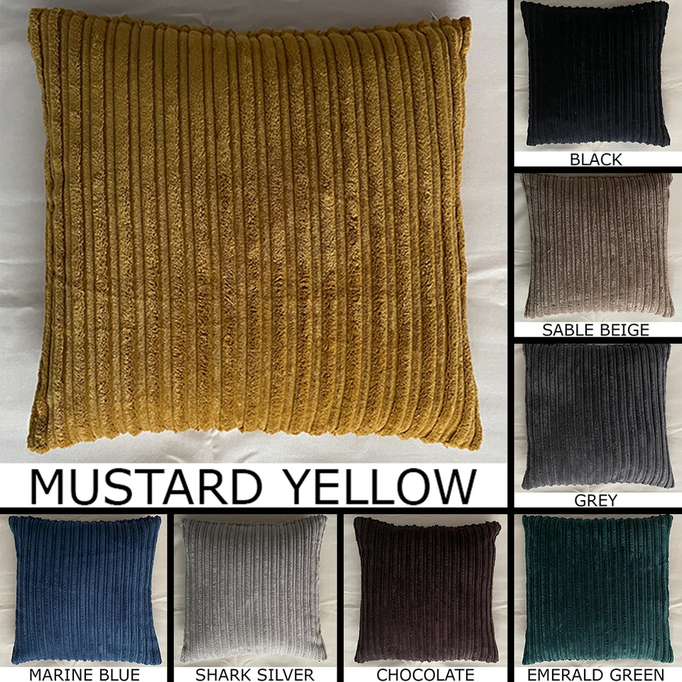 Premium Jumbo Cord Cushion Cover Handmade Pillow Case Sofa Chair Bed Home Decor - Image 1 of 1