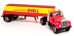 1ST Gear 1/34 - Mack Model B-61 1960 Shell Fuel Tanker Diecast Scale Truck - Picture 1 of 8